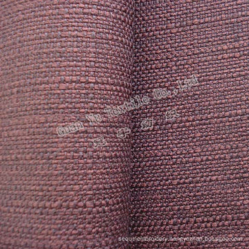 Solid Upholstery Polyester Linen Fabric (G844-123)